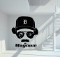Preview: 46249 Magnum - Sonnenbrille Silhouette Wandtattoo Preview: 46249 Magnum - Sonnenbrille Silhouette Wandtattoo